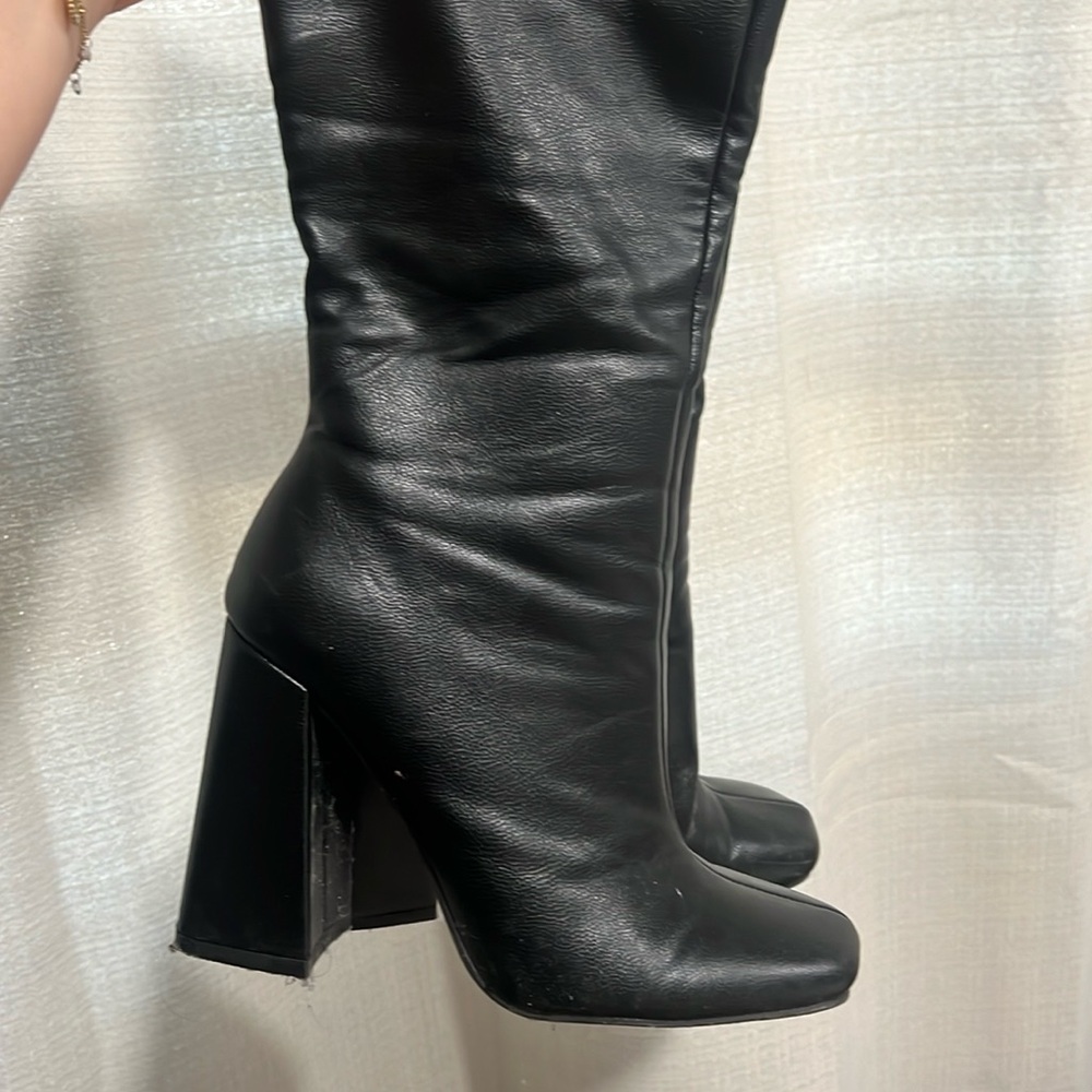 Black boots